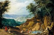 MOMPER, Joos de Extensive Mountainous Landscape oil painting